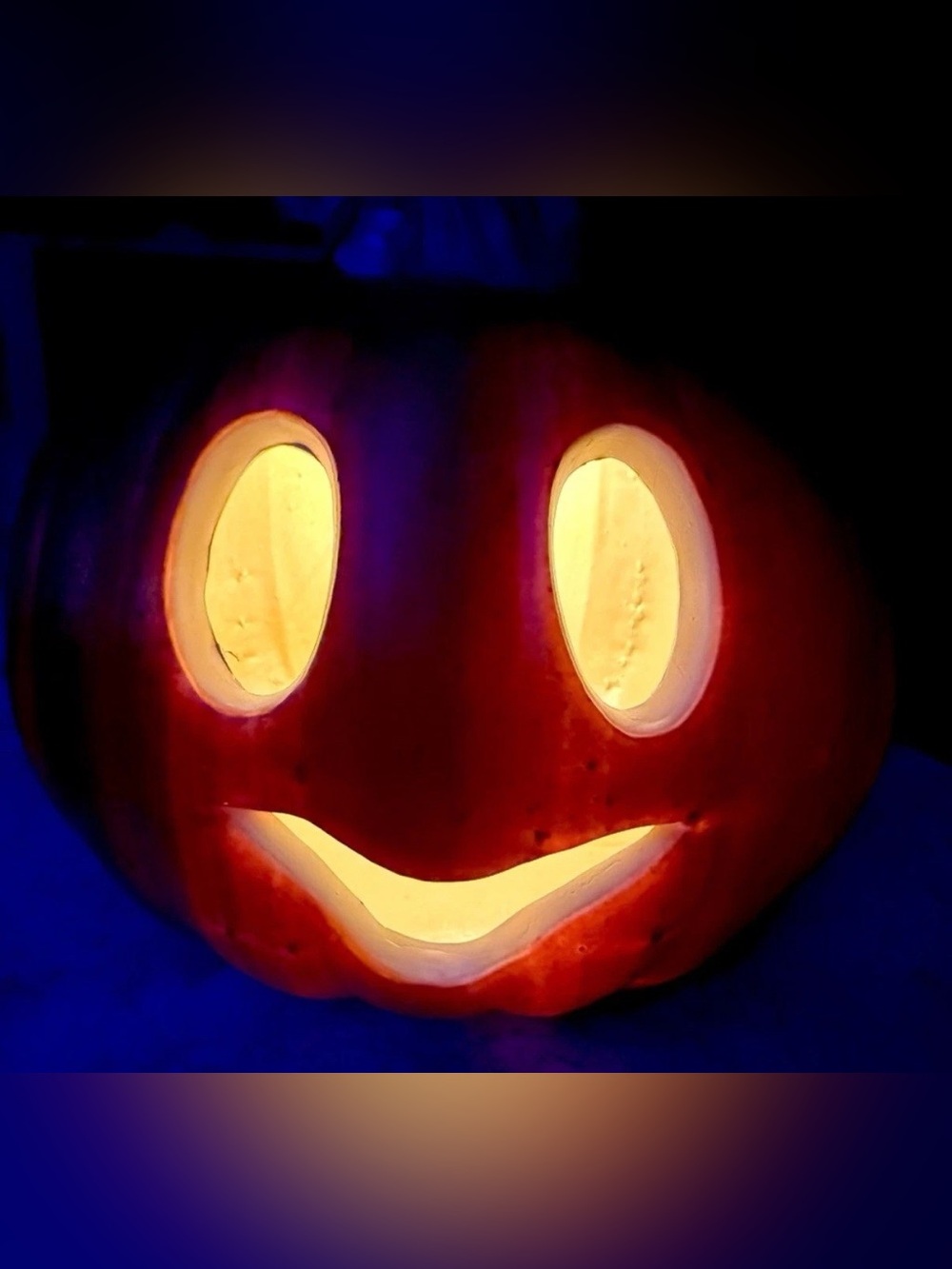 Vintage Pumpkin Jack O Lantern Lighted Halloween Fall Decor